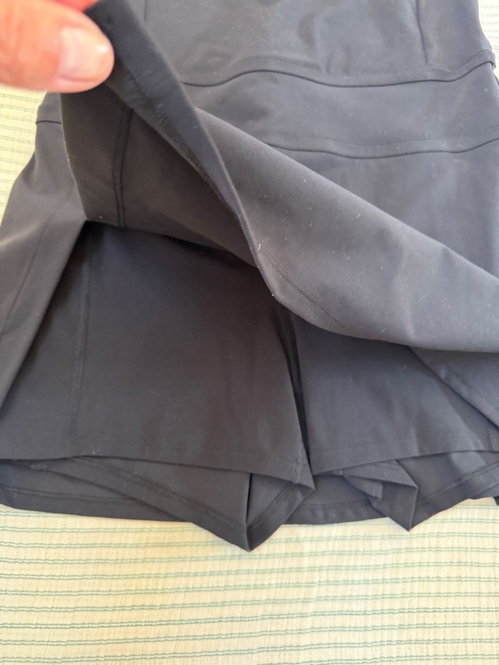 Vuori Topspin Tennis Dress — Black Medium - Picture 3 of 11